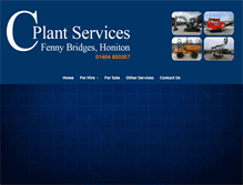 Tablet Screenshot of cplantservices.com